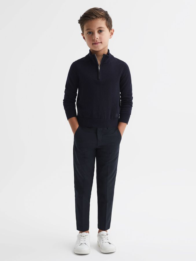 3-9 yrs Slim Fit Chinos in Navy (636122) | US$60