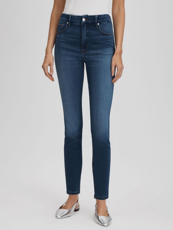 Good American Ultra High Skinny Jeans in Blue (636989) | CHF 100