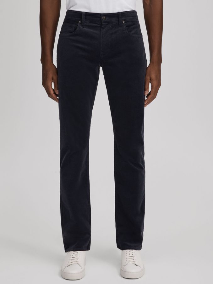 Paige Corduroy Jeans in Deep Anchor (647373) | AED672