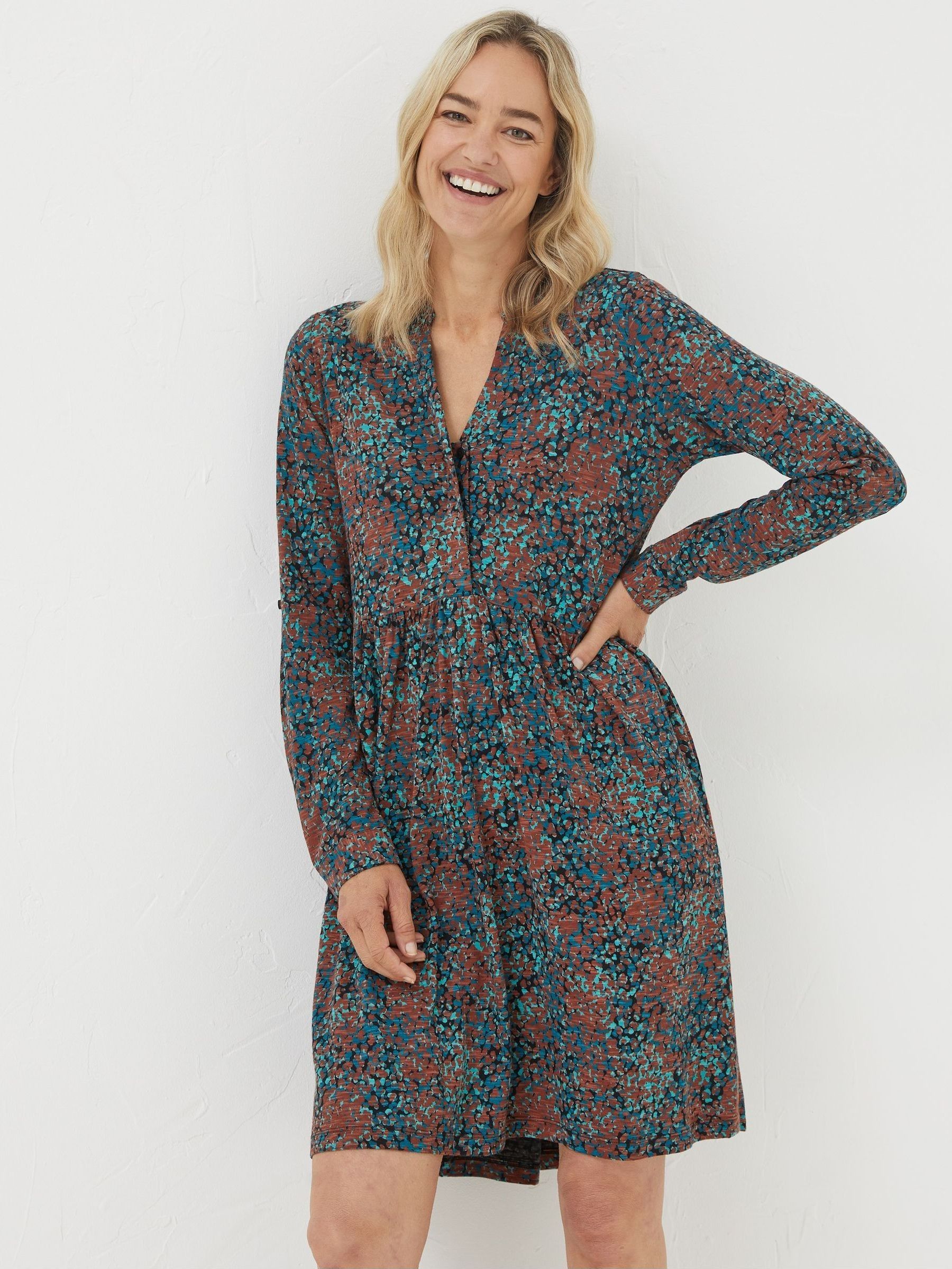 Black Elsie Textured Jersey Dress (648545) | €37