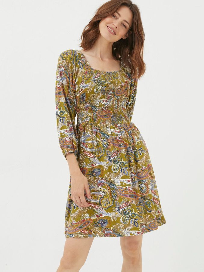 Green Paisley Jersey Dress (686304) | €37