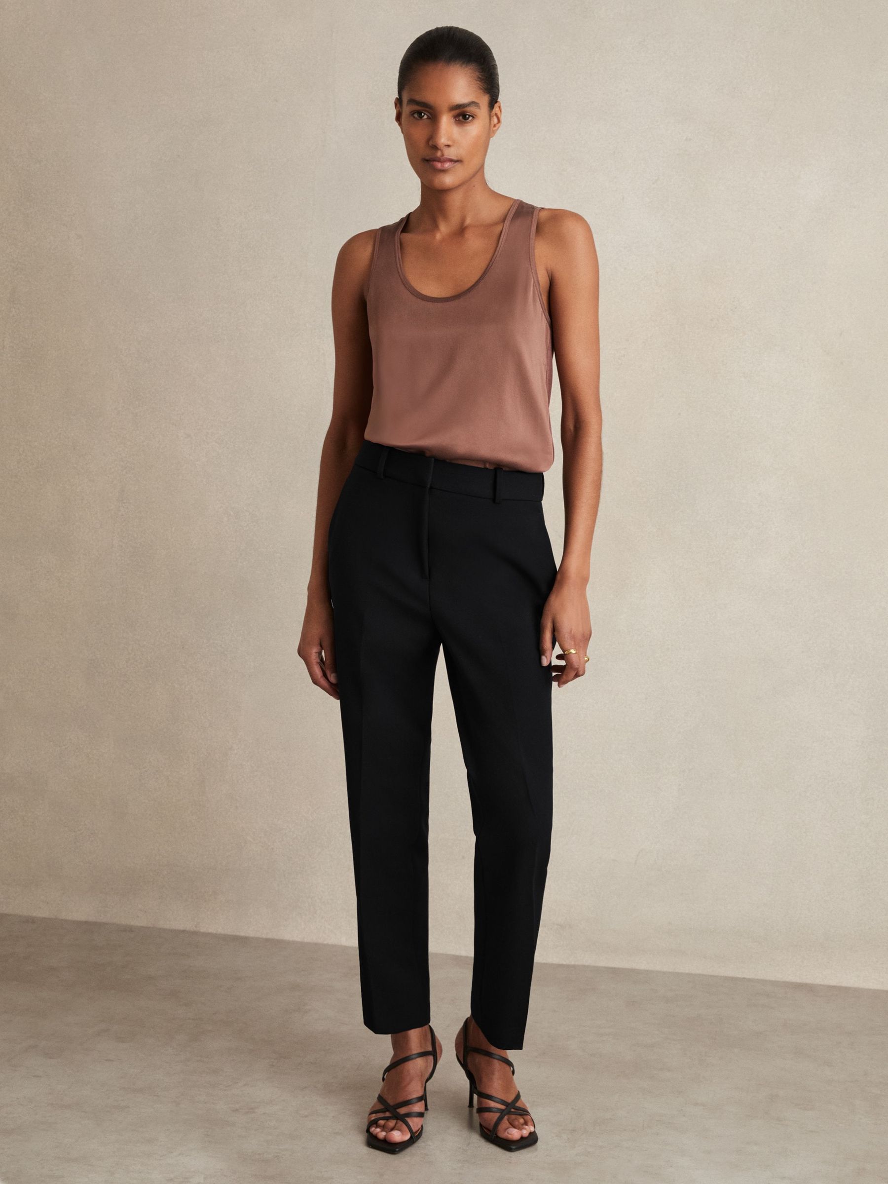 Petite Slim Fit Suit Trousers in Black (747229) | €140
