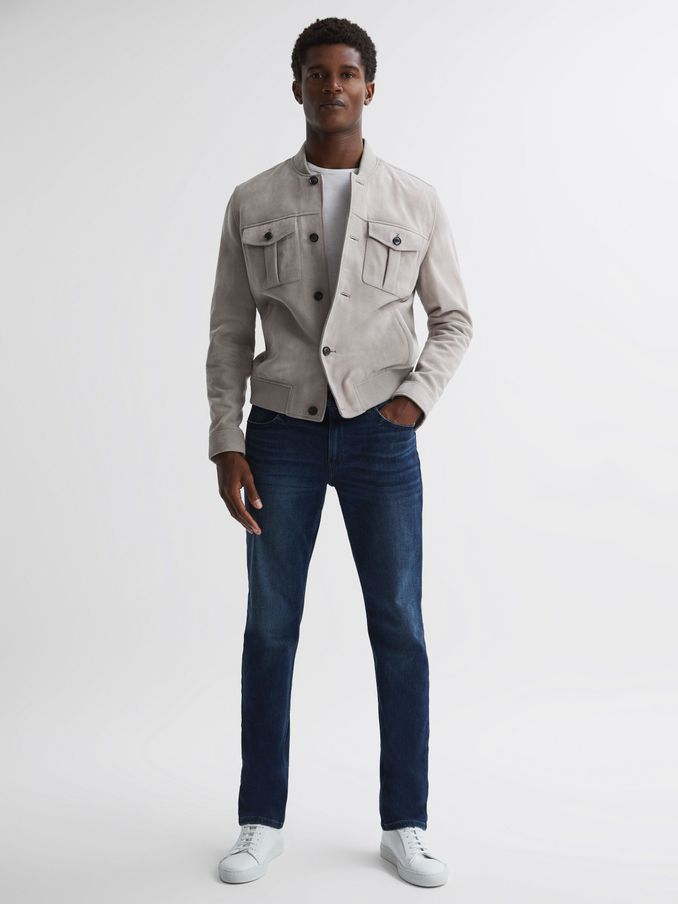 Paige Regular Fit Straight Leg Jeans in Hartweg (784944) | €172
