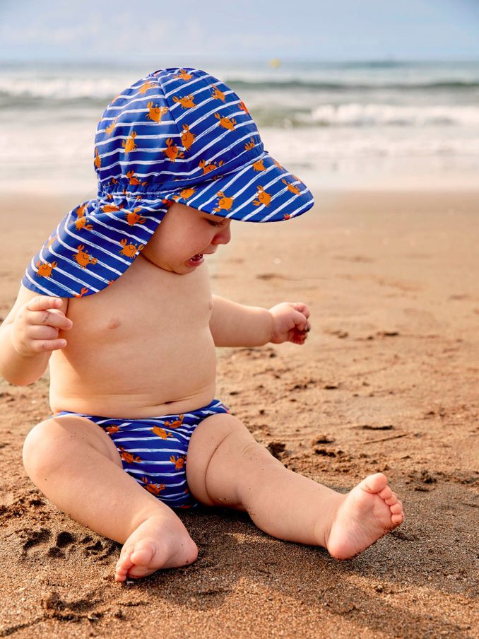 Blue Crab UPF 50 Flap Sun Hat (819178) | $24