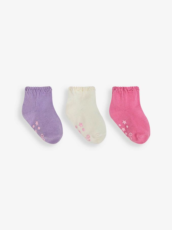 Multi Pastel 3-Pack Princess Socks (835574) | $12