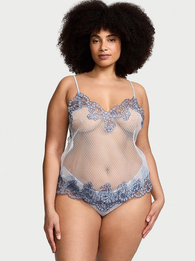 Faded Denim Blue Embroidered Camisole Top (888767) | €27
