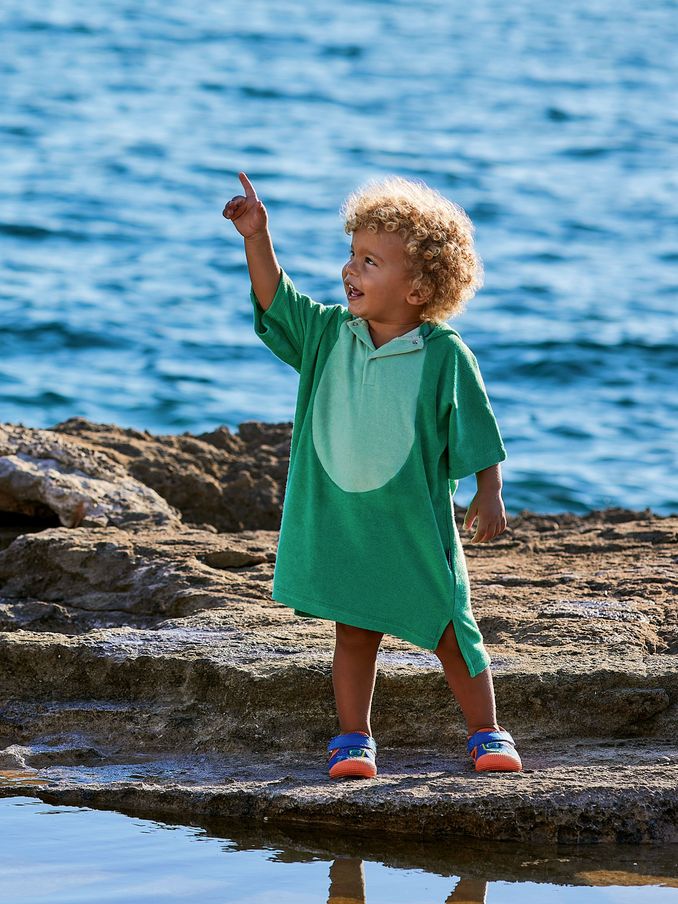 Dinosaur Towelling Hooded Poncho (909124) | $43