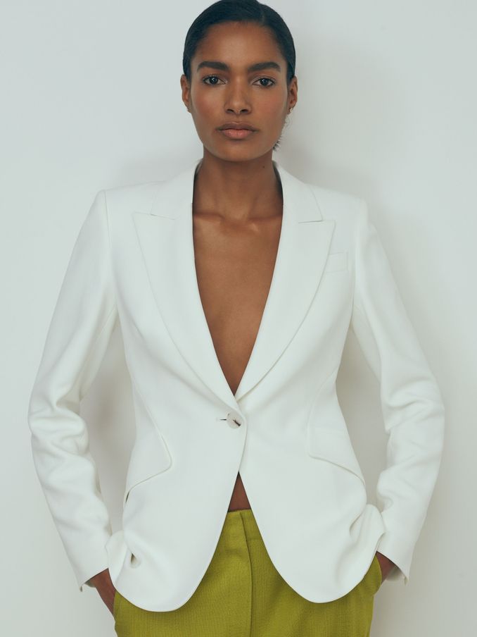 Atelier Slim Fit Suit Blazer in Ivory (914763) | €540