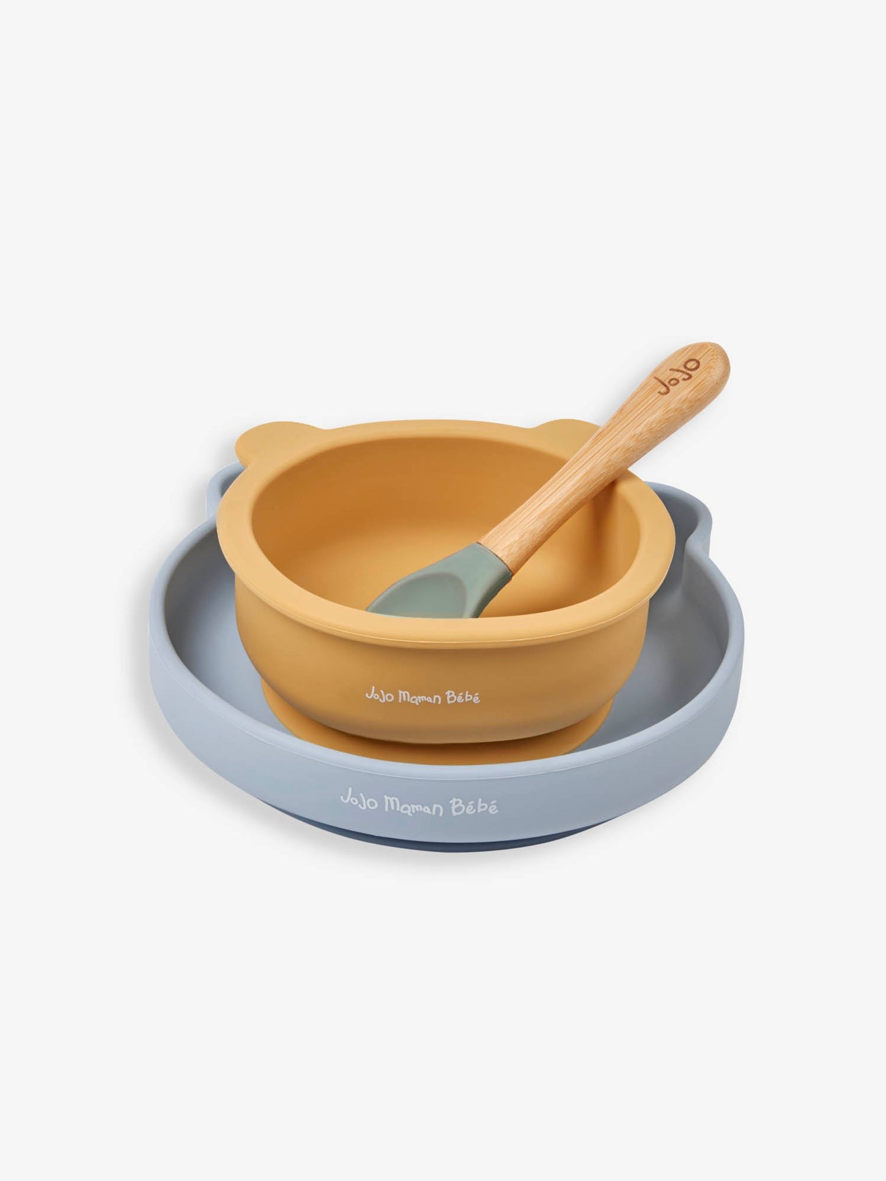 Blue My First Silicone Mealtime Bear Set (932282) | $43