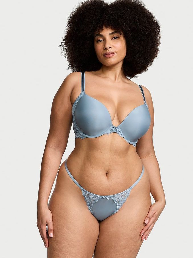Blue Faded Denim Push Up Bra (967397) | €20