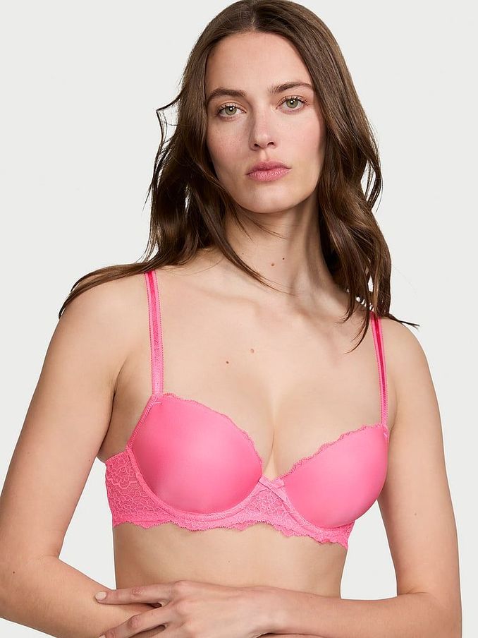 Pink Tickled Demi Lightly Lined Bra (967456) | €20