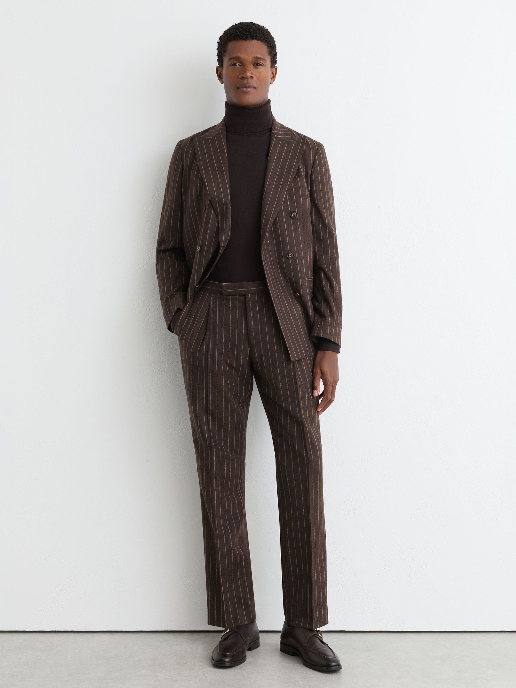Chocolate Brown - Regular Suit Trousers