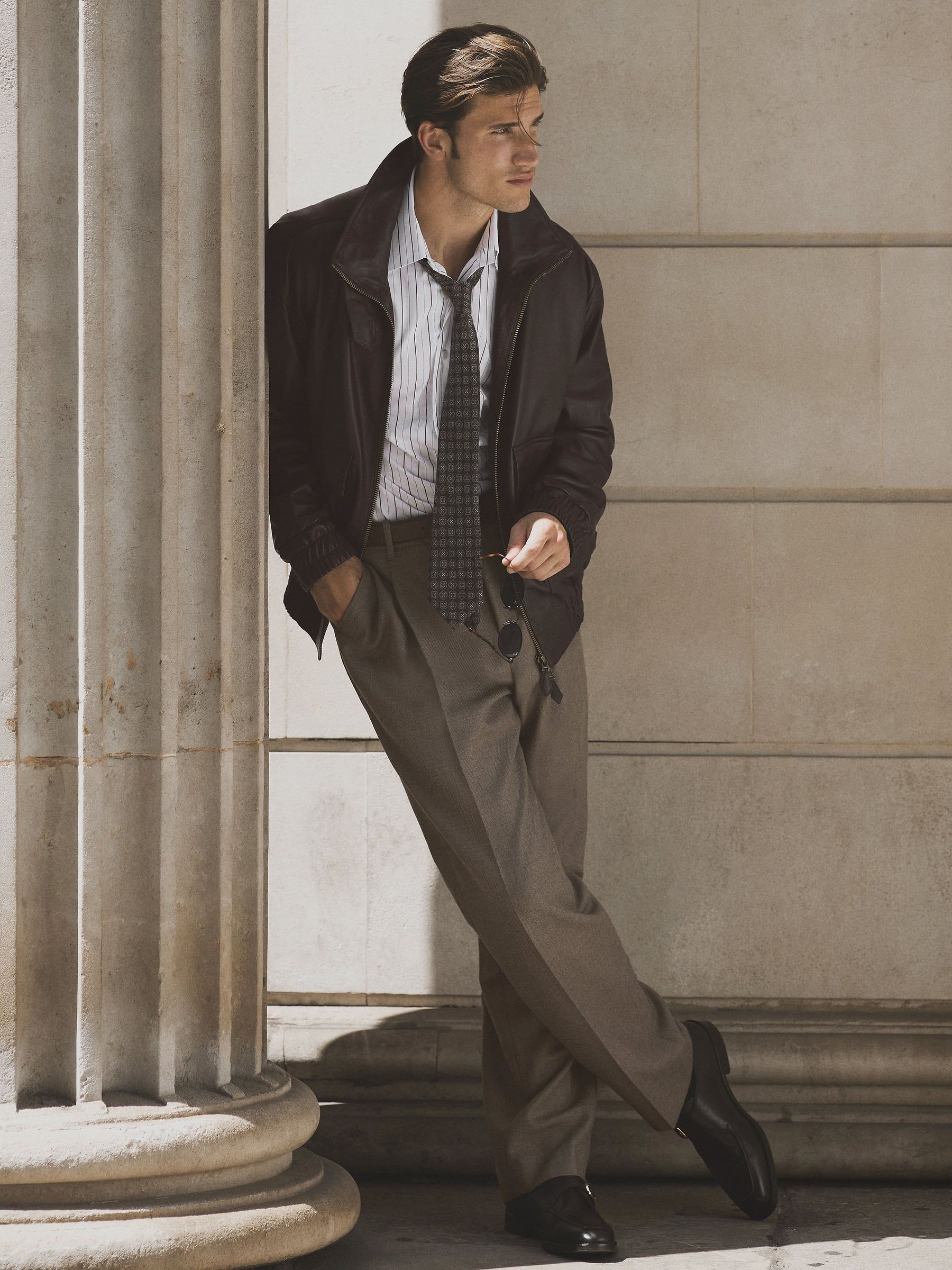Svamp Brun - Regular Suit Trousers