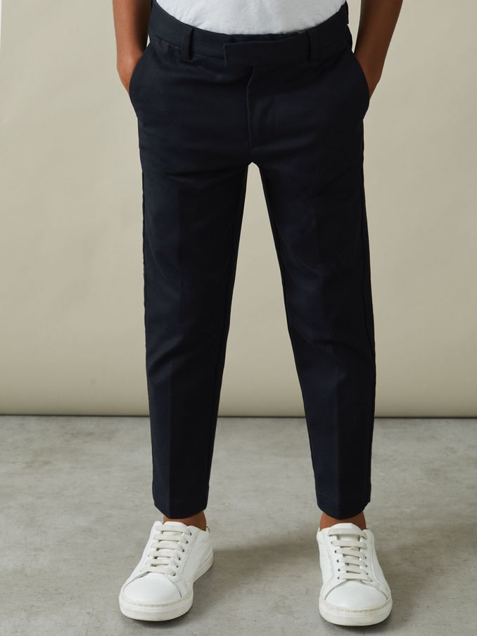 9-13 yrs Slim Fit Tapered Chinos in Navy (990808) | US$65