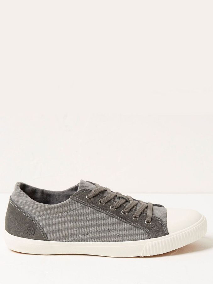 Charlie Grey Lace-Up Trainers (A26874) | €15