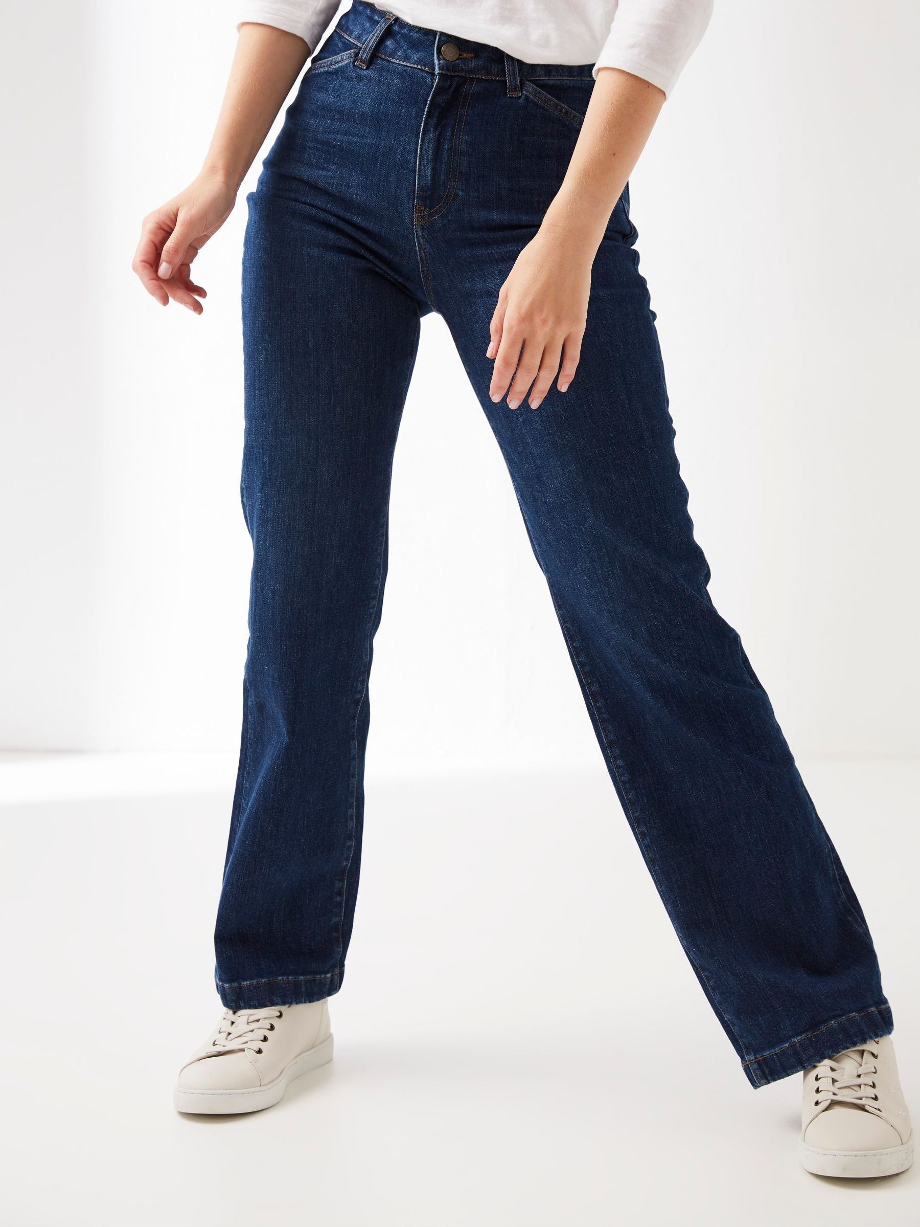 Elise Blue Wide Leg Jeans (A50377) | €77.50