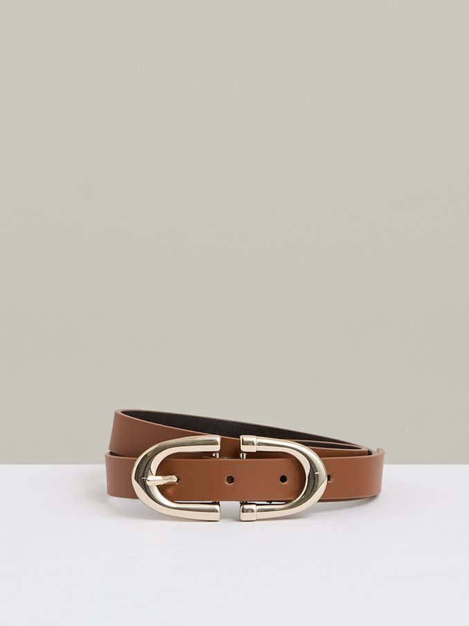 Horseshoe Belt in Tan (A85500) | €85