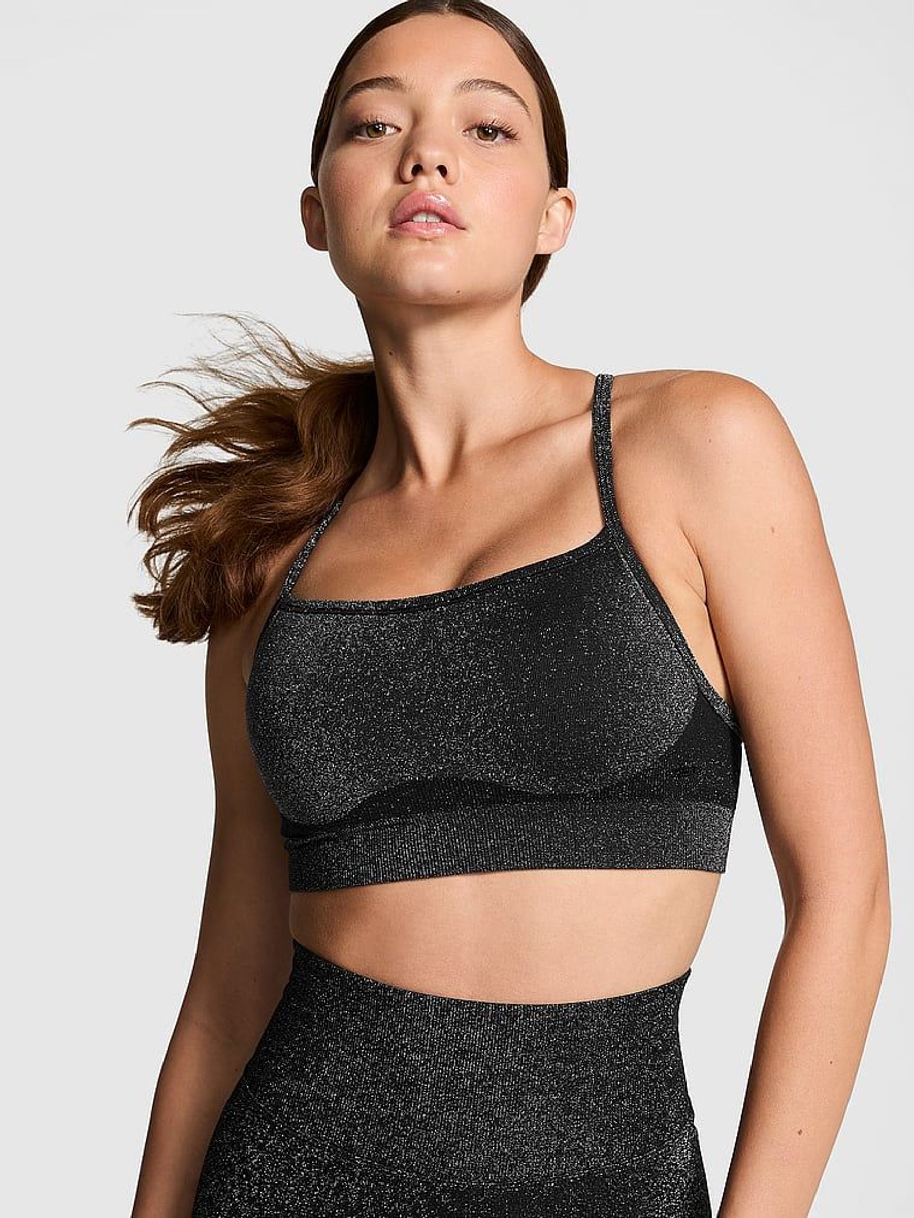 Black Shine Sports Bra (AA0269) | €40