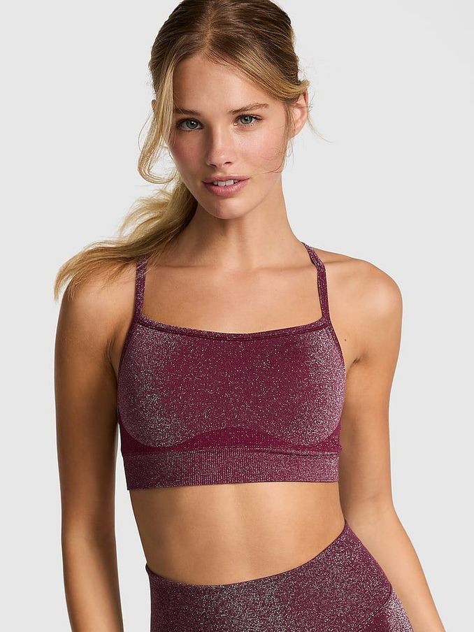 Purple Rose Shine Sports Bra (AA0282) | €19