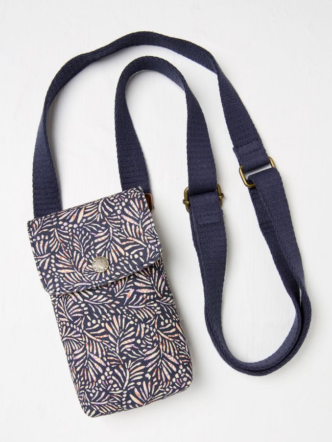 Navy Blue Canvas Phone Bag (AA2312) | €26