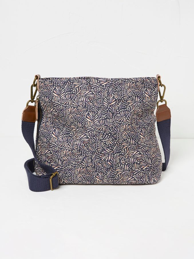 Kingston Navy Blue Canvas Bag (AA2313) | $54