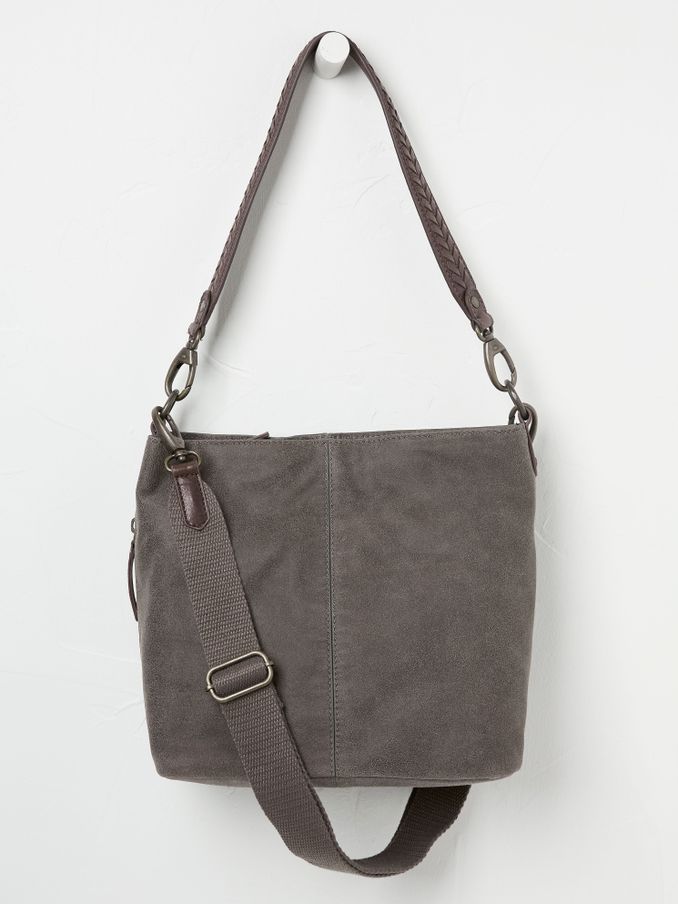 Valletta Grey Shoulder Bag (AA2335) | $92