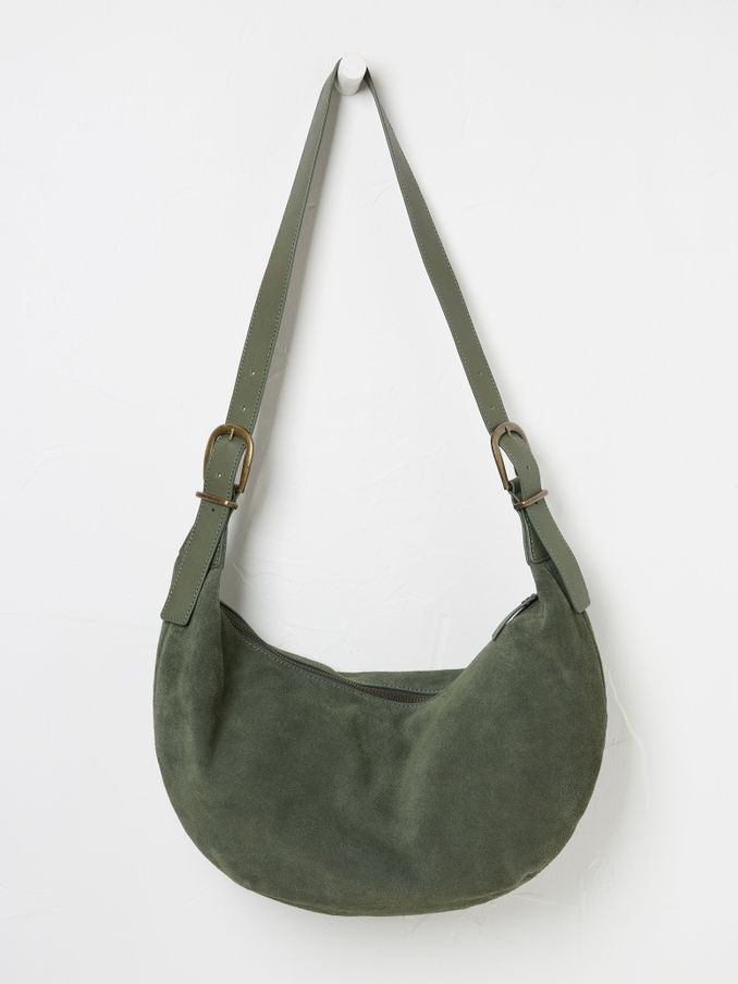 Khaki Green Oversized Half Moon Bag (AA2350) | €83