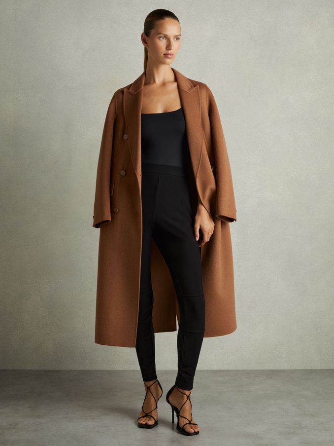 Panelled Jersey Skinny-Fit Trousers in Black (AA3672) | €76