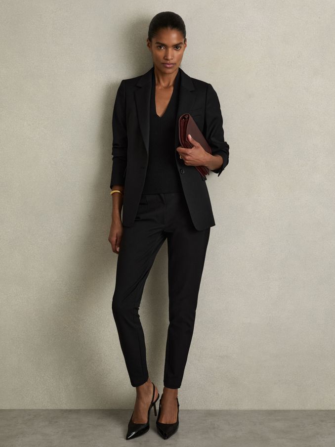 Skinny Fit Trousers in Black (AA6700) | €96