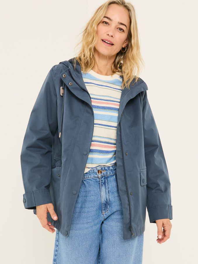 Charcoal Grey Waterproof Coat (AA6746) | €130.50