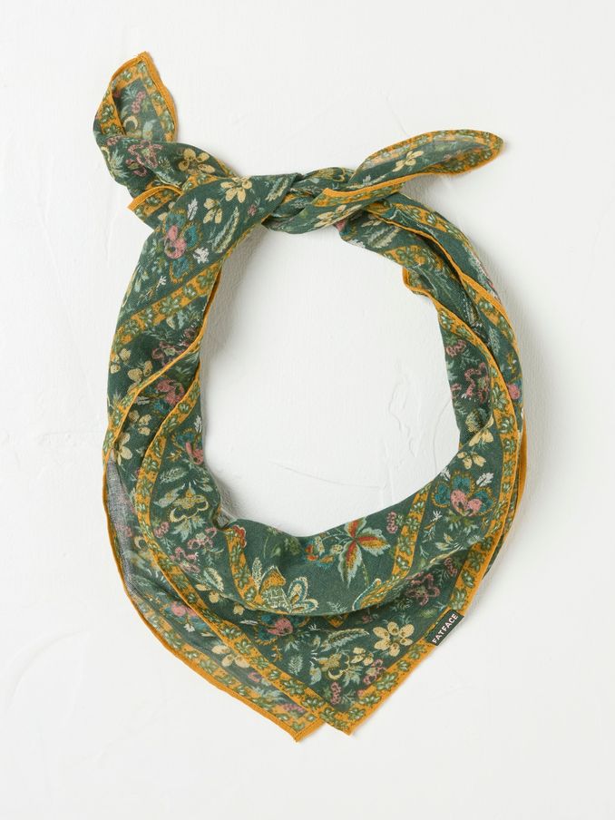Green Wilding Printed Hair Scarf (AA7163) | €18