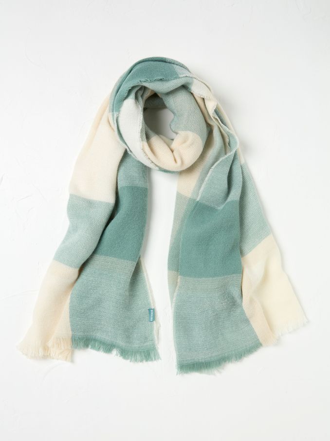 Green Haze Check Scarf (AA7244) | €26