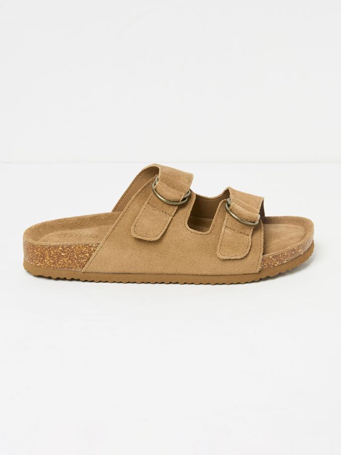Mylor Tan Brown Suede Sandal (AB1074) | $60