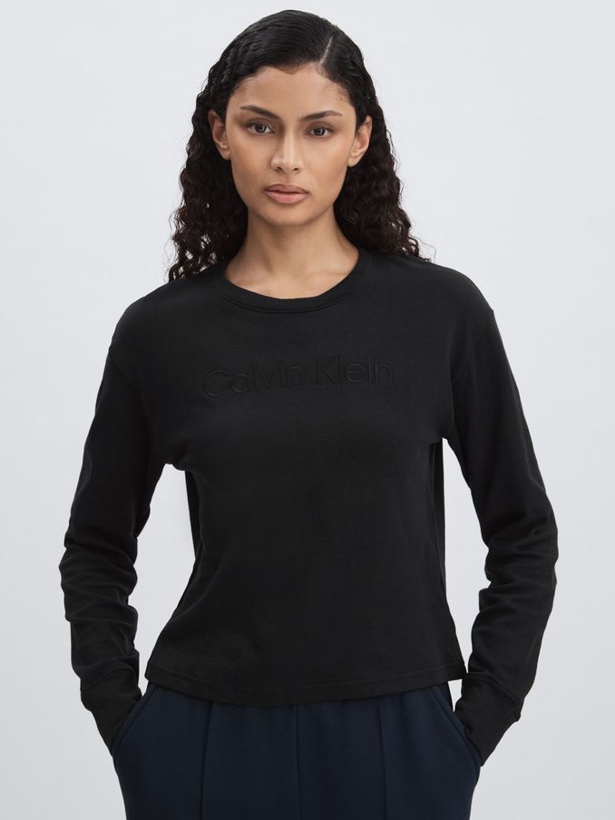 Relaxed Logo Sweatshirt in Black (AB2340) | €70