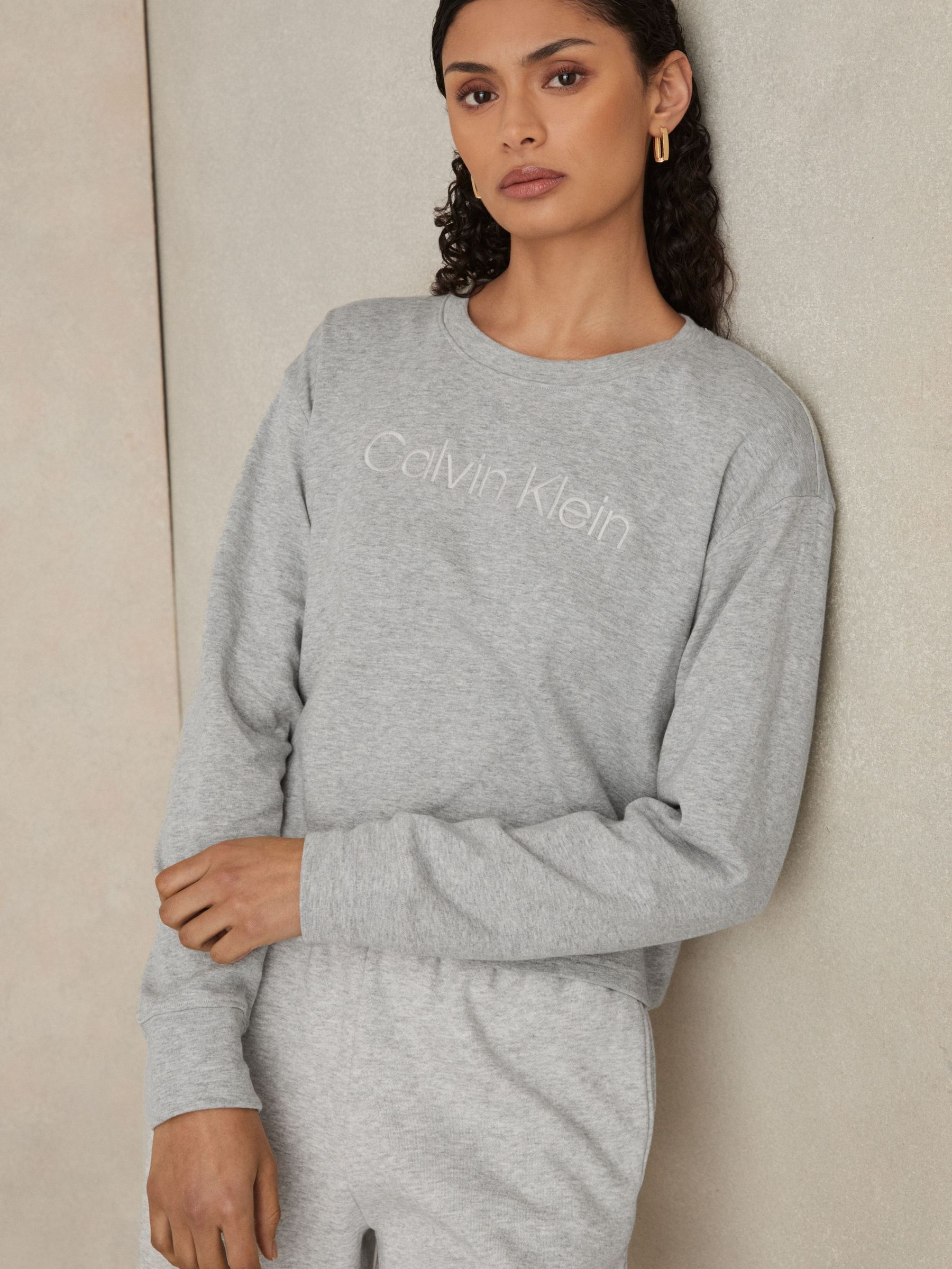 Relaxed Logo Sweatshirt in Heather Grey (AB2373) | €95