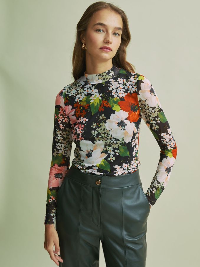 Florere Mesh Top in Multi (AB2375) | €47