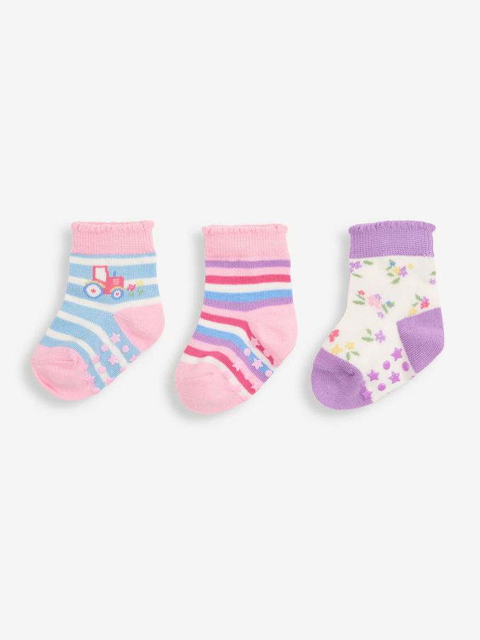 Multi Tractor Socks 3 Pack (AB2572) | $16