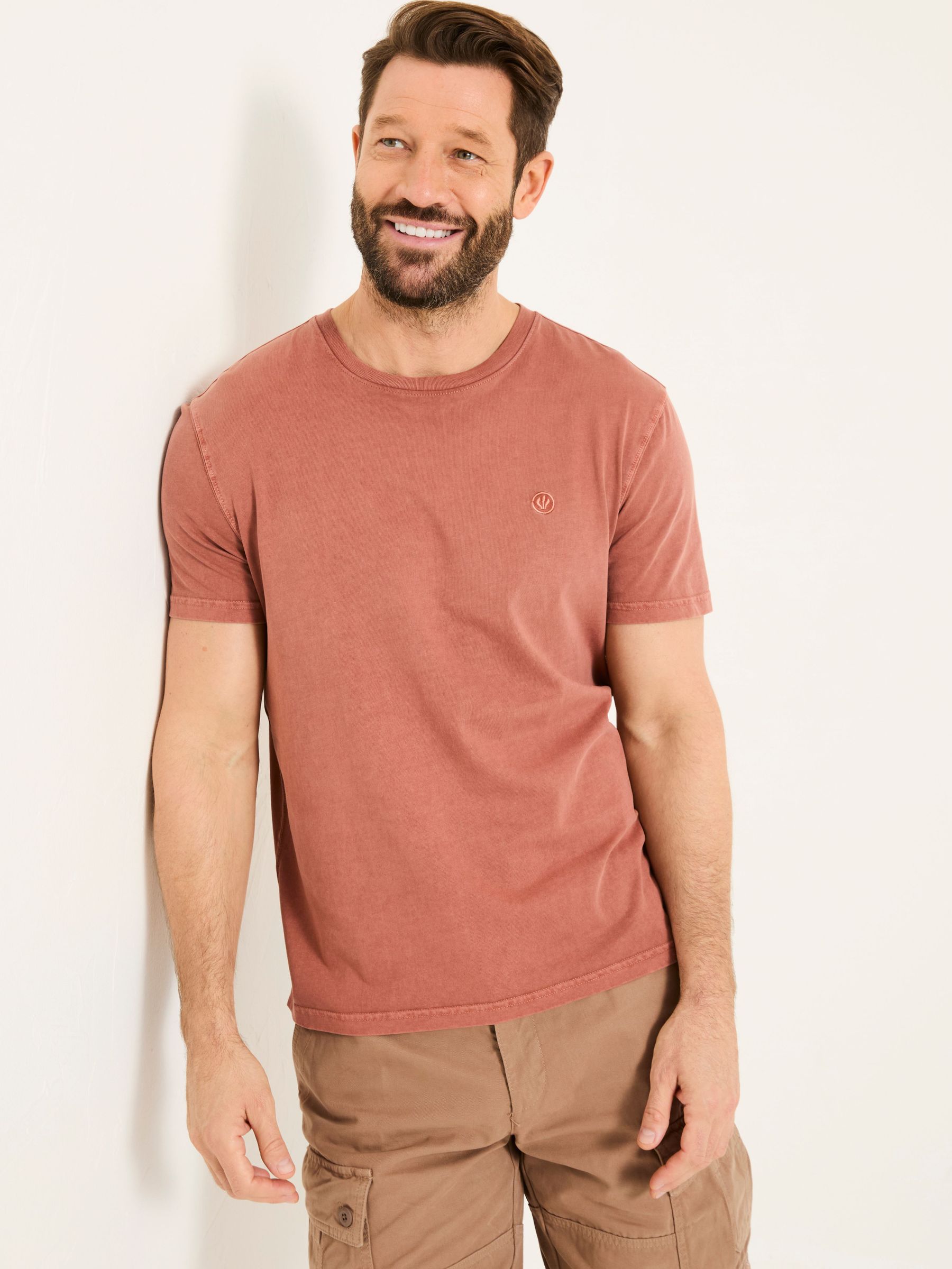 Lulworth Rust Brown T-Shirt (AB3686) | $34