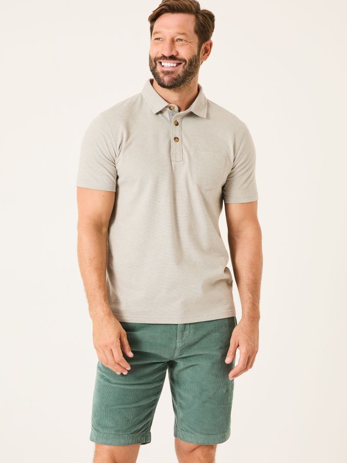 Elm Grey Polo Shirt (AB4058) | $50