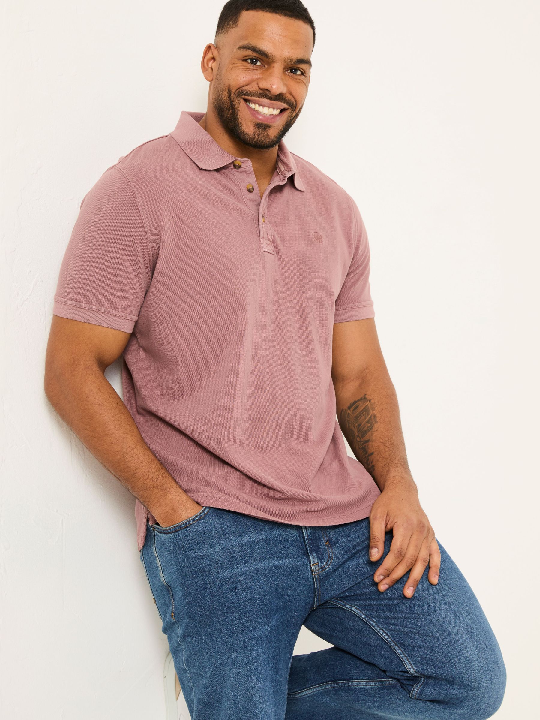 Purple Pique Polo (AB4062) | $46