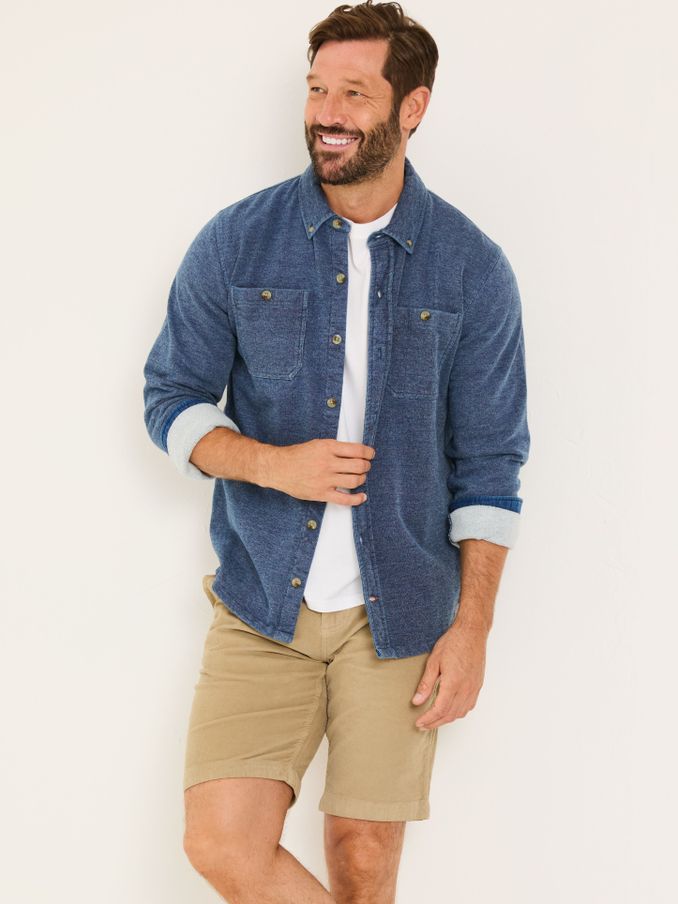 Indigo Blue Sweat Shirt (AB4156) | $77