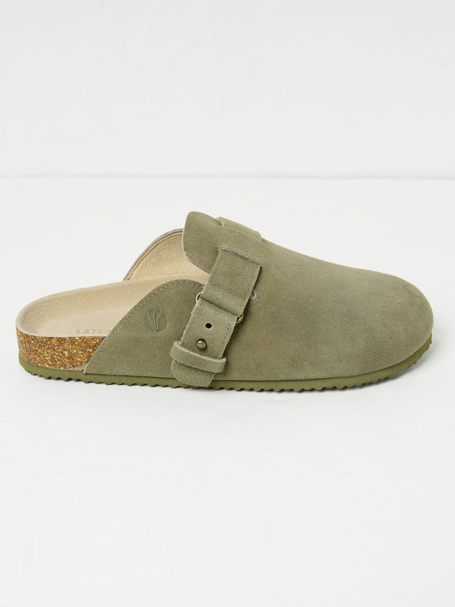 Elsie Khaki Green House Shoes (AB4487) | $58