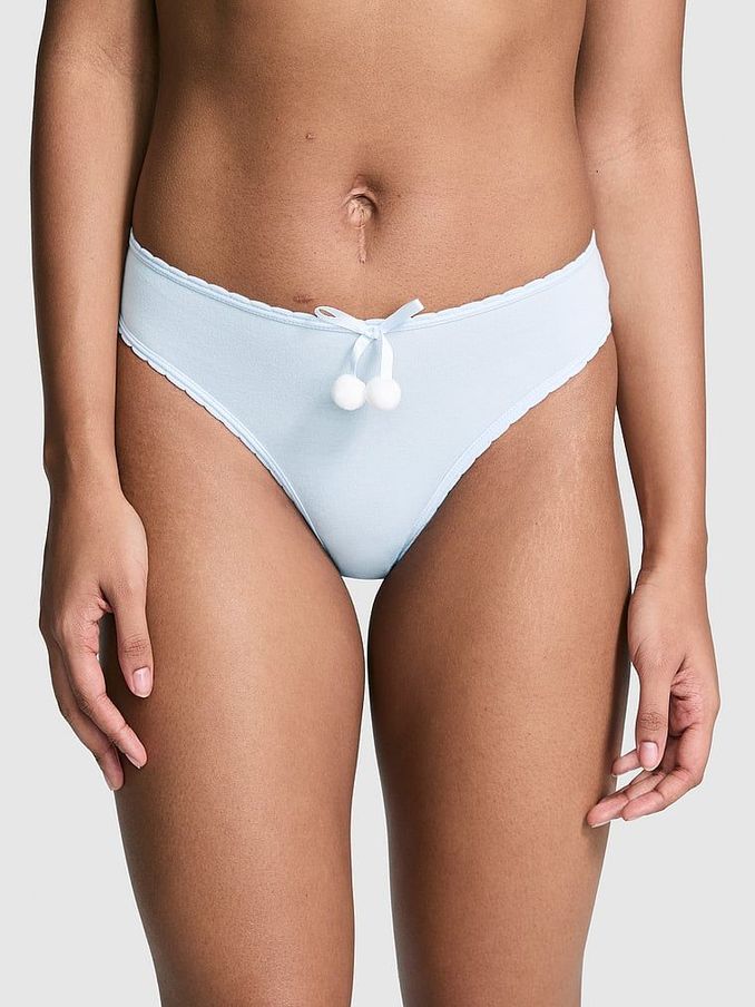 Hydrangea Blue Cheeky Cotton Knickers (AB5197) | €10.50