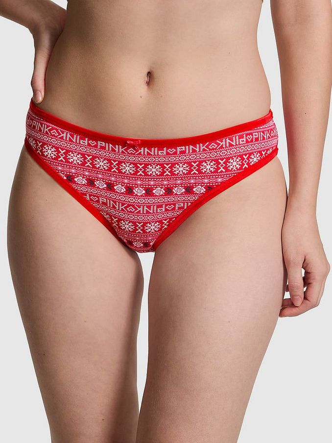 Vermillion Red Cheeky Cotton Knickers (AB6667) | €10.50