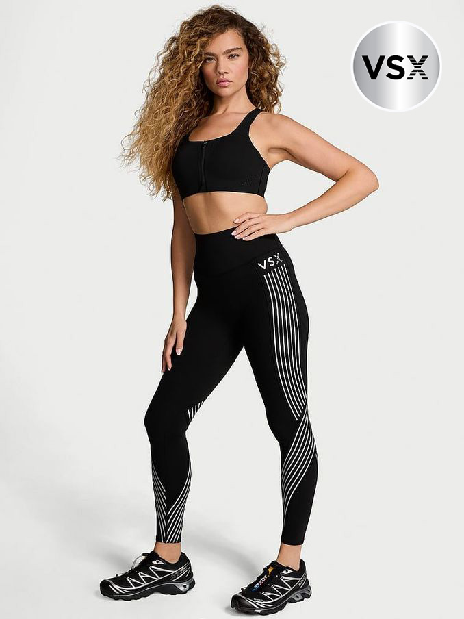 Black Reflective Leggings (AB8448) | €86