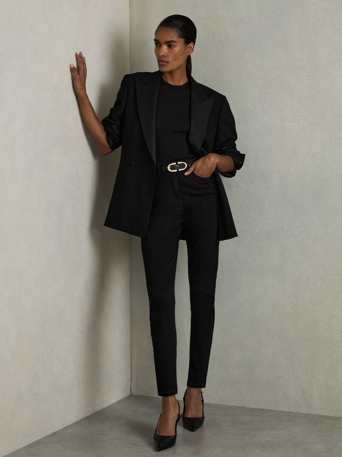 Petite Skinny Jeans in Black (AC0992) | US$160