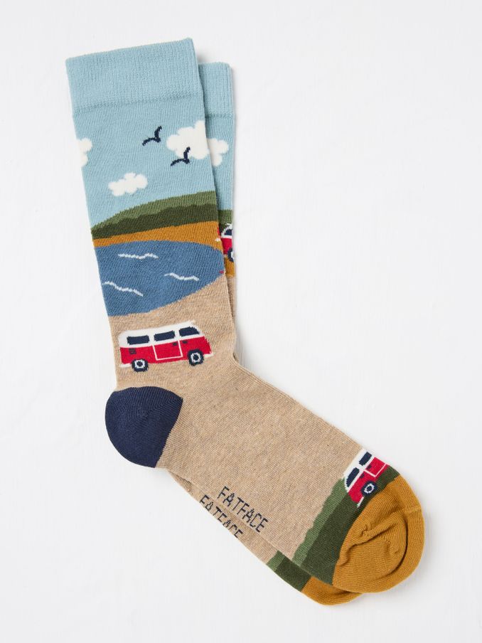 Multi Campervan Men's Socks (AC3178) | €9.50