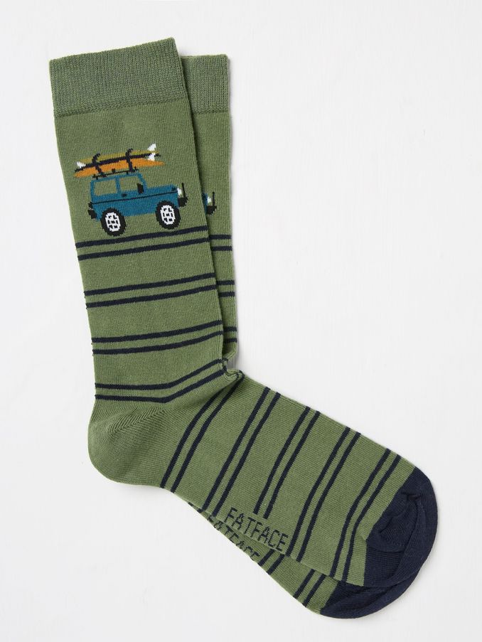 Green Men's Off Roader Socks (AC3180) | €9.50