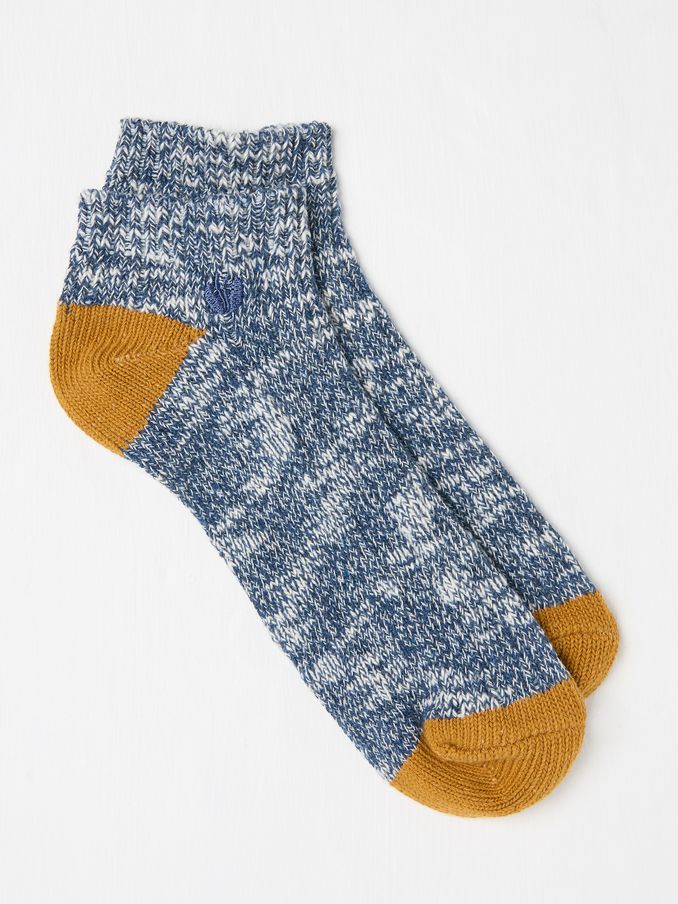 Navy Trainer Socks (AC3193) | $10
