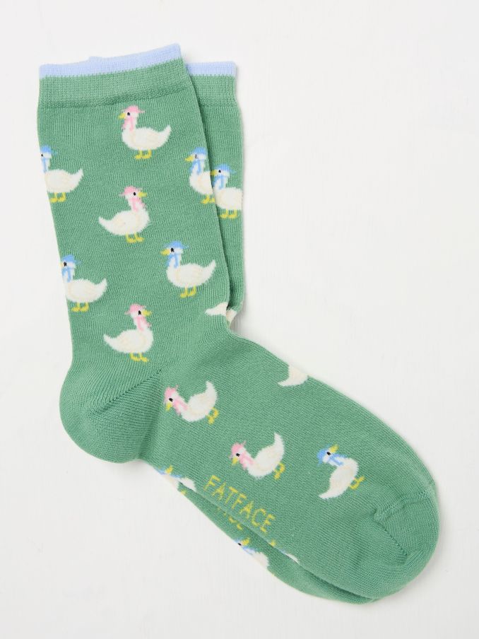 Green Geese Women's Socks (AC3255) | $10